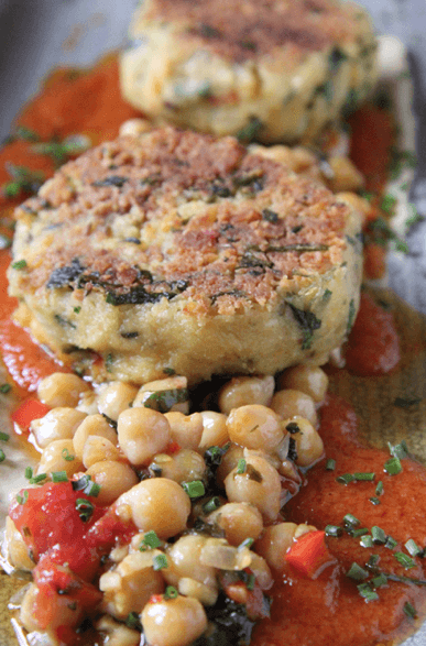 Cover Image for Chickpea & Coriander Cakes
