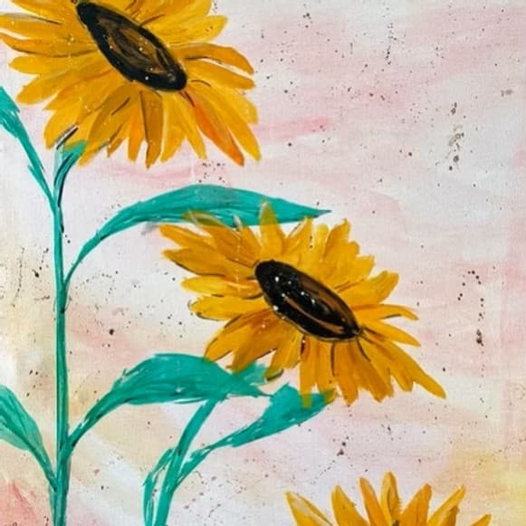 Cover Image for Paint Sunflowers with us at Brasserie Blanc Chichester